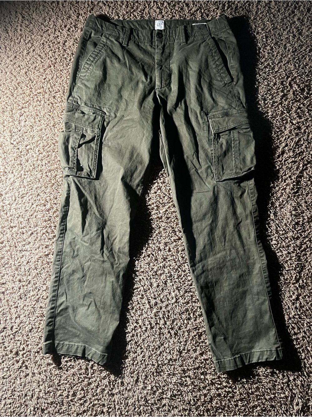 GAP Men's Olive Green Cargo Pants